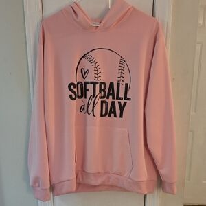 Unk Pink Softball All Day Hoodie